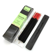 Citronella 40 Stiks with Incense Holder (Благовония 40 штук с деревянной подставкой) (Tulasi) купить в интернет магазине подарков ПраздникШоп