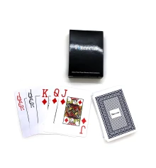Карты игральные пластиковые синяя рубашка (POKER CLUB) (9.2×6.5×2 см) купить в интернет магазине подарков ПраздникШоп