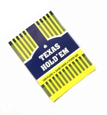 Карты игральные пластиковые «Texas» синяя рубашка купить в интернет магазине подарков ПраздникШоп