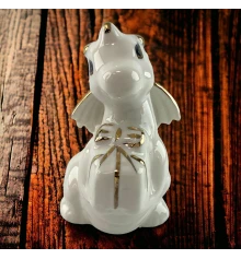 Дракон фарфор (8.9×8.5×4.7 см) купить в интернет магазине подарков ПраздникШоп