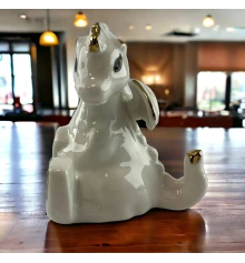 Дракон с подковой (8.6×7.5×4.8 см) купить в интернет магазине подарков ПраздникШоп