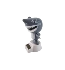 Игрушка на солнечной батарее «Веселая Акула» серая (Flip Flap) (10.5×6×6 см) купить в интернет магазине подарков ПраздникШоп