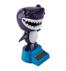 Игрушка на солнечной батарее «Веселая Акула» фиолетовая (Flip Flap) (10.5×6×6 см) купить в интернет магазине подарков ПраздникШоп