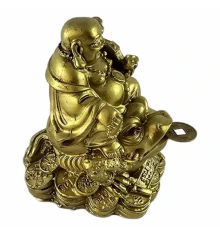 Статуэтка Хотей «Магия богатства» (7.7×6.3×4.7 см) купить в интернет магазине подарков ПраздникШоп