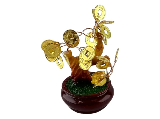 Денежное дерево «Монетный Бонсай: путь к обогащению» (10×6×6 см) купить в интернет магазине подарков ПраздникШоп
