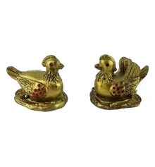 Статуэтки Утки-мандаринки «Золотые крылья успеха» (6×5×4 см) купить в интернет магазине подарков ПраздникШоп