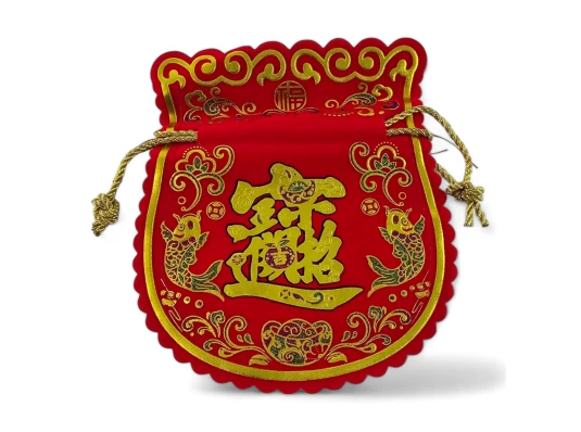 Мешочек для денег «Карпы Кои» (20×17 см) купить в интернет магазине подарков ПраздникШоп