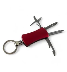 Нож-брелок маникюрный набор красный (4 в 1) (10×3×1.5 см) купить в интернет магазине подарков ПраздникШоп