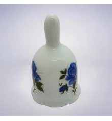 Колокольчик керамический «Синие Цветы» (8.5×5.5×5.5 см) купить в интернет магазине подарков ПраздникШоп