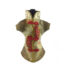 Чехол на бутылку бежевый «Кимоно» (28×25 см) купить в интернет магазине подарков ПраздникШоп