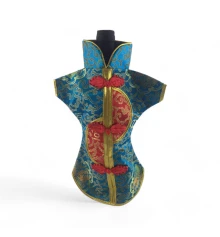 Чехол на бутылку бирюзовый «Кимоно» (28×25 см) купить в интернет магазине подарков ПраздникШоп