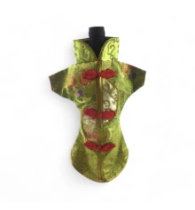 Чехол на бутылку салатовый «Кимоно» (28×25 см) купить в интернет магазине подарков ПраздникШоп