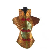 Чехол на бутылку оранжевый «Кимоно» (28×25 см) купить в интернет магазине подарков ПраздникШоп