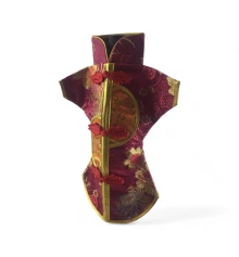 Чехол на бутылку малиновый «Кимоно» (28×25 см) купить в интернет магазине подарков ПраздникШоп