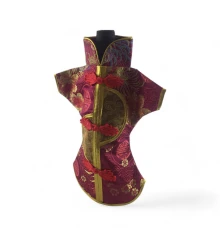 Чехол на бутылку малиновый «Кимоно» (28×25 см) купить в интернет магазине подарков ПраздникШоп