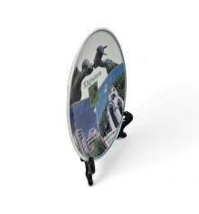 Тарелка керамическая на подставке «Харьков» (18 см) купить в интернет магазине подарков ПраздникШоп