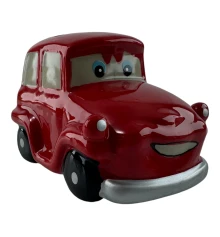 Копилка керамическая «Автомобиль» красная (11.5×7×7 см) купить в интернет магазине подарков ПраздникШоп