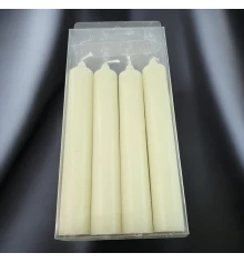 Свечи «Снежный шарм» набор из 4 штук. (15 см) купить в интернет магазине подарков ПраздникШоп