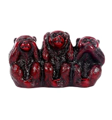 Обезьяны каменная крошка «Не вижу купить в интернет магазине подарков ПраздникШоп