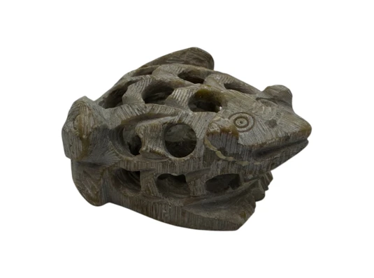 Жаба из мыльного камня (3.7×7.7×5.9 см) купить в интернет магазине подарков ПраздникШоп