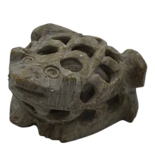 Жаба из мыльного камня (3.7×7.7×5.9 см) купить в интернет магазине подарков ПраздникШоп