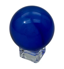 Шар хрустальный на подставке синий (d-4.9 см) купить в интернет магазине подарков ПраздникШоп