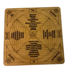 Таблица для работы с маятником «Любовной магии» купить в интернет магазине подарков ПраздникШоп