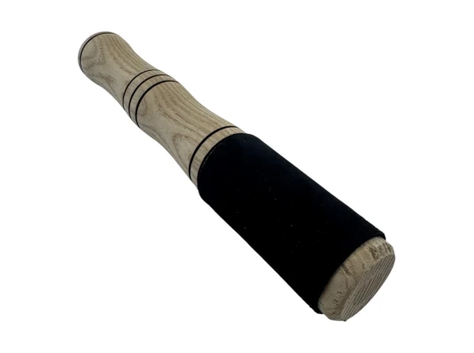 Резонатор деревянный с кожей для поющей чаши/колокольчика (19 см) купить в интернет магазине подарков ПраздникШоп