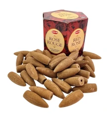 Red Rose Backflow (Красная Роза) (Hem) 40 шт. конусы купить в интернет магазине подарков ПраздникШоп