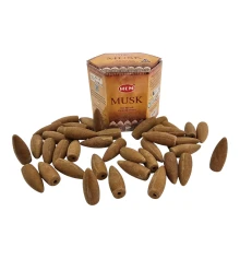 Musk Backflow (Муск) (Hem) 40 шт. конусы купить в интернет магазине подарков ПраздникШоп