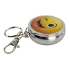 Попільничка-брелок кишенькова з малюнком метал «Смайлик» (d-5 h-1.7 см)