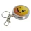 Пепельница-брелок карманная с рисунком металл «Смайлик» (d-5 h-1.7 см) купить в интернет магазине подарков ПраздникШоп
