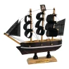 Модель парусника на подставке «Пиратский корабль» (11.5×11.2×3 см)