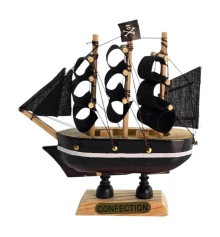 Модель парусника на подставке «Пиратский корабль» (10×10×2.5 см) купить в интернет магазине подарков ПраздникШоп
