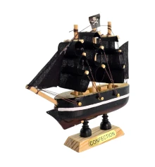 Модель парусника на подставке «Пиратский корабль» (10×10×2.5 см) купить в интернет магазине подарков ПраздникШоп