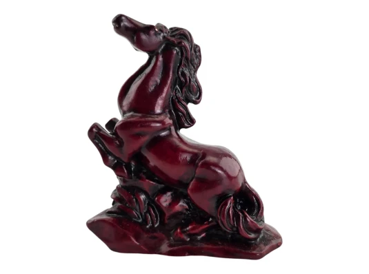 Конь каменная крошка коричневый (9.6×8.3×3.5 см) купить в интернет магазине подарков ПраздникШоп