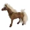 Лошадь из натурального меха (12.5×11×3 см) купить в интернет магазине подарков ПраздникШоп
