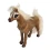 Лошадь из натурального меха (12.5×11×3 см) купить в интернет магазине подарков ПраздникШоп