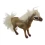 Лошадь из натурального меха (12.5×11×3 см) купить в интернет магазине подарков ПраздникШоп