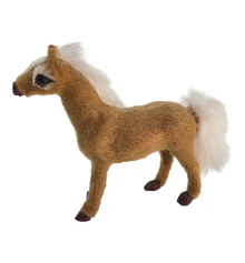 Лошадь из натурального меха (11×11×3.5 см) купить в интернет магазине подарков ПраздникШоп