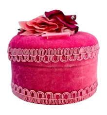 Шкатулка розовая (7×10×10 см) купить в интернет магазине подарков ПраздникШоп