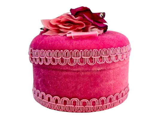 Шкатулка розовая (7×10×10 см) купить в интернет магазине подарков ПраздникШоп