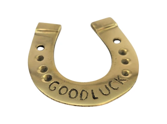 Подкова бронзовая (5×4.5×0.14 см) купить в интернет магазине подарков ПраздникШоп
