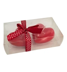 Свечи плавающие «Сердечки Love» (2 шт.) красные (13.5×7.5×4 см) купить в интернет магазине подарков ПраздникШоп