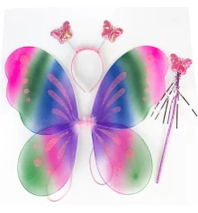 Набор Бабочки Карнавальный 50х38см 12982 (радужный) купить в интернет магазине подарков ПраздникШоп