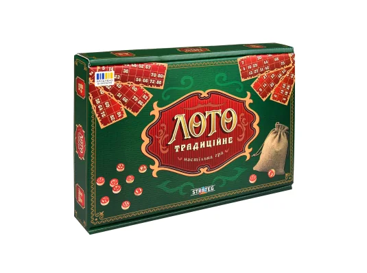 Настольная игра Лото традиционное (30488) купить в интернет магазине подарков ПраздникШоп