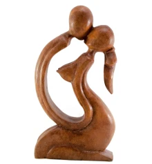 Статуэтка «Влюбленные» дерево (30×15×4.5 см) купить в интернет магазине подарков ПраздникШоп