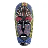 Маска расписная деревянная (24.5×10×2.5 см) A