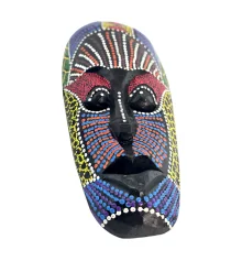 Маска расписная деревянная (24.5×10×2.5 см) A купить в интернет магазине подарков ПраздникШоп