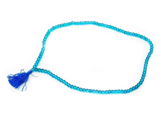 Четки стеклянные бирюзовые (D0.6 см 33 см) (108 бусин) купить в интернет магазине подарков ПраздникШоп